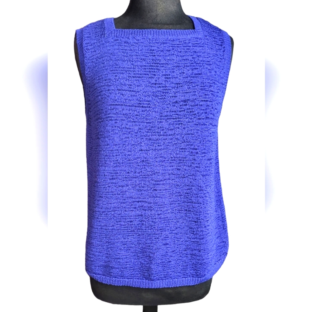 JM Collection sleeveless sweater
